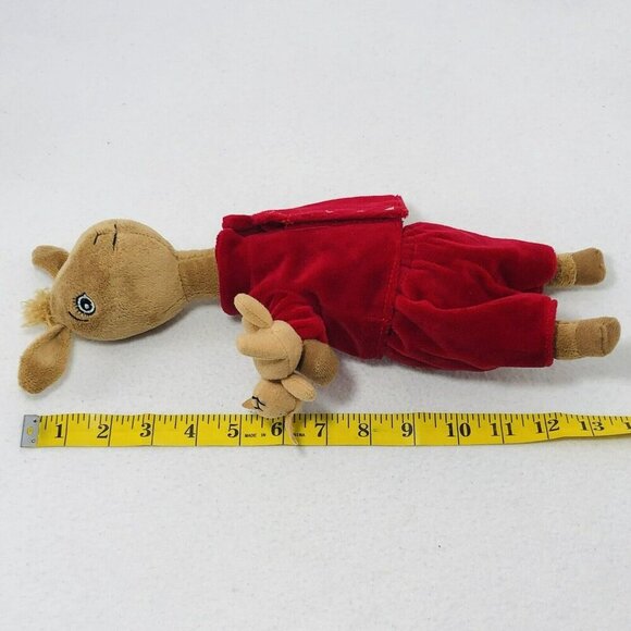 Kids Preferred Dewdney Llama Plush Toy Mom Dad Baby Newborn Family Clothes Red - Picture 5 of 10